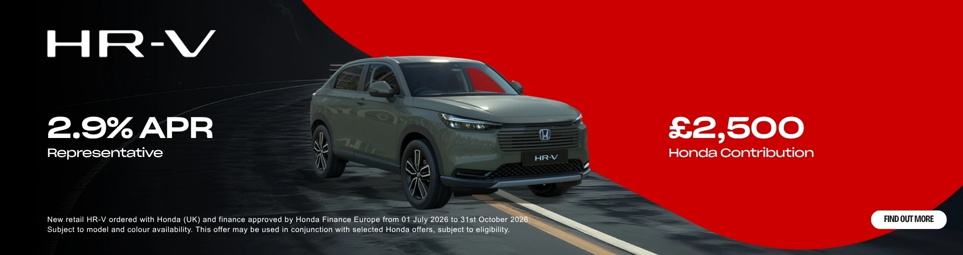 HR-V Offer Banner