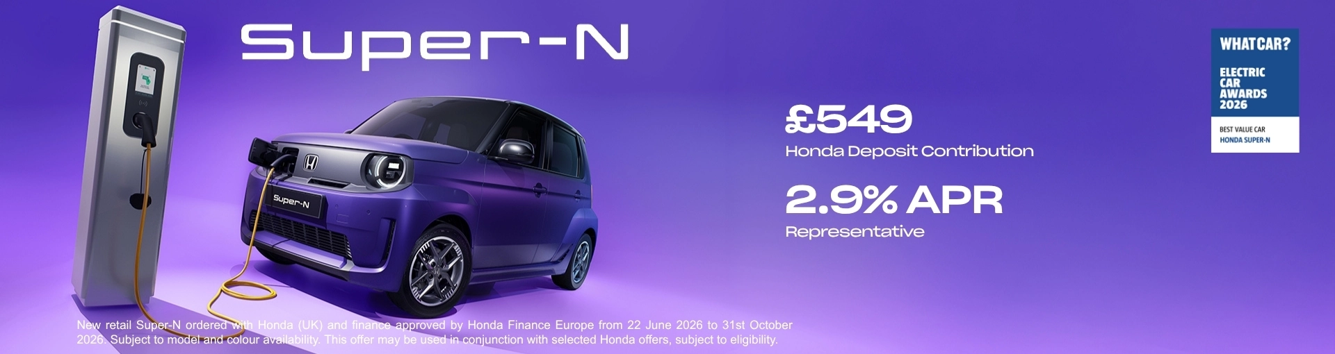 North Wales Honda banner